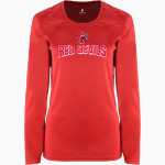 GREAT FALLS HIGH SCHOOL RED DEVILS BSN SPORTS Women's Phenom Long Sleeve T-Shirt Front Thumbnail