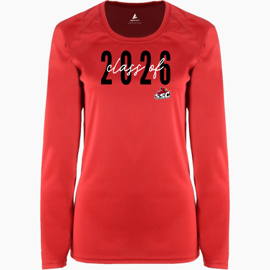South Sioux City Cardinals BSN SPORTS Women's Phenom Long Sleeve T-Shirt