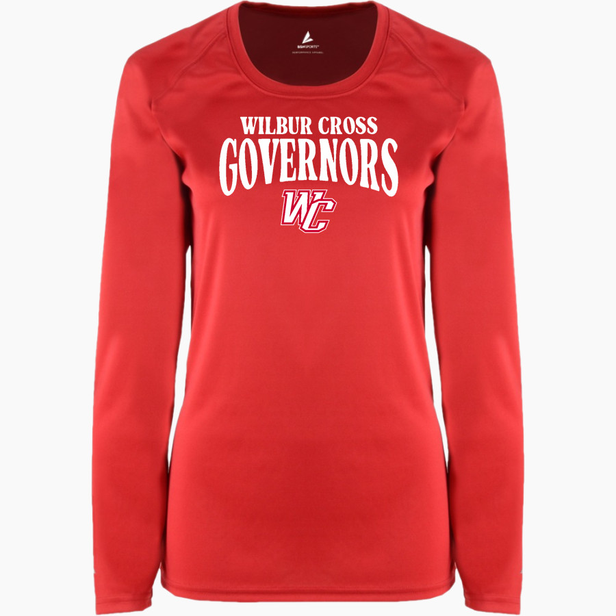 Wilbur Cross Governors <span class="pdp-name-mascot">Wilbur Cross Governors</span> BSN SPORTS Women's Phenom Long Sleeve T-Shirt
