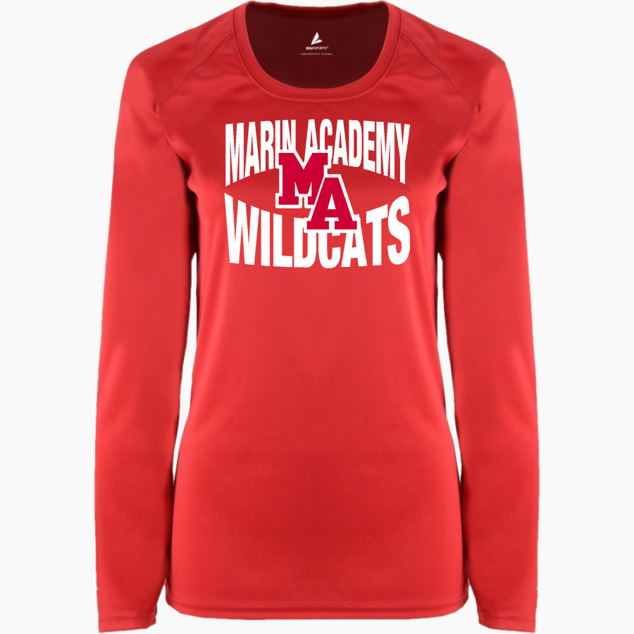 Marin Academy Wildcats <span class="pdp-name-mascot">Marin Academy Wildcats</span> BSN SPORTS Women's Phenom Long Sleeve T-Shirt