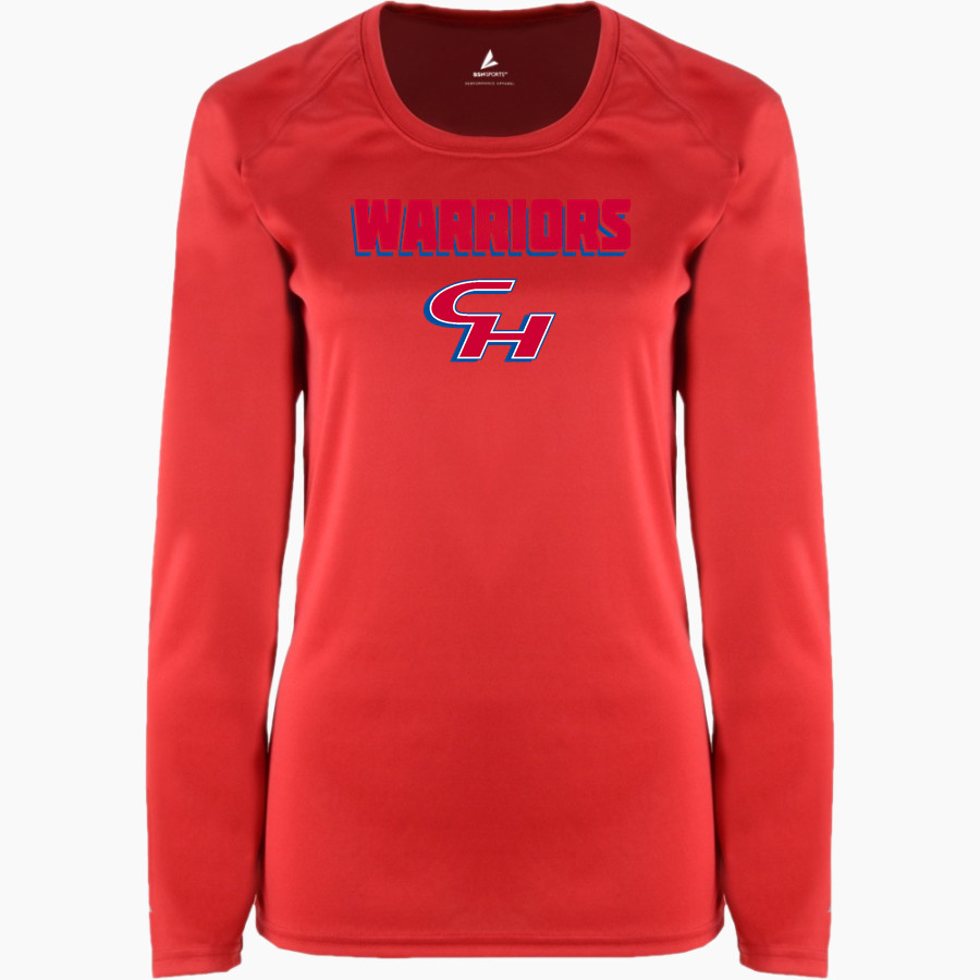 CHIPPEWA HILLS HIGH SCHOOL WARRIORS <span class="pdp-name-mascot">CHIPPEWA HILLS WARRIORS</span> BSN SPORTS Women's Phenom Long Sleeve T-Shirt