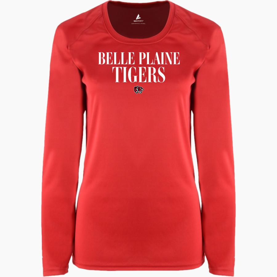 Belle Plaine Tigers BSN SPORTS Women's Phenom Long Sleeve T-Shirt
