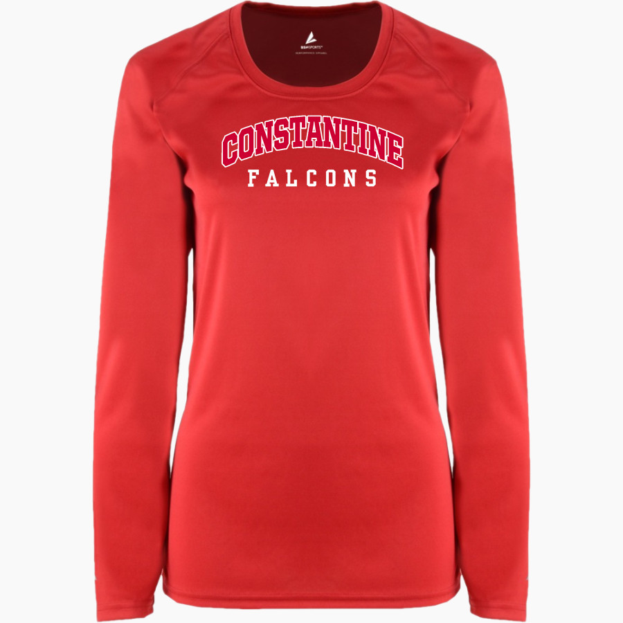 CONSTANTINE HIGH SCHOOL FALCONS <span class="pdp-name-mascot">CONSTANTINE FALCONS</span> BSN SPORTS Women's Phenom Long Sleeve T-Shirt