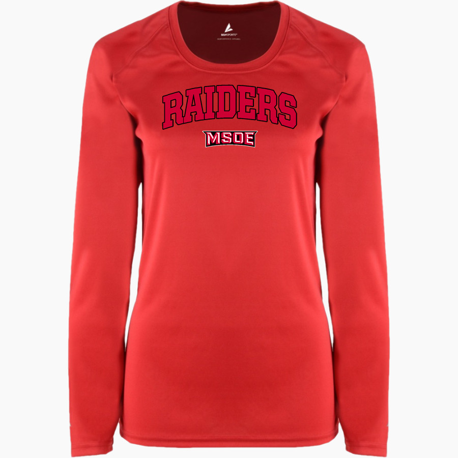 Milwaukee School of Engineering BSN SPORTS Women's Phenom Long Sleeve T-Shirt