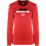 Mountain View Cougars <span class="pdp-name-mascot">Mountain View Cougars</span> BSN SPORTS Women's Phenom Long Sleeve T-Shirt Front Thumbnail