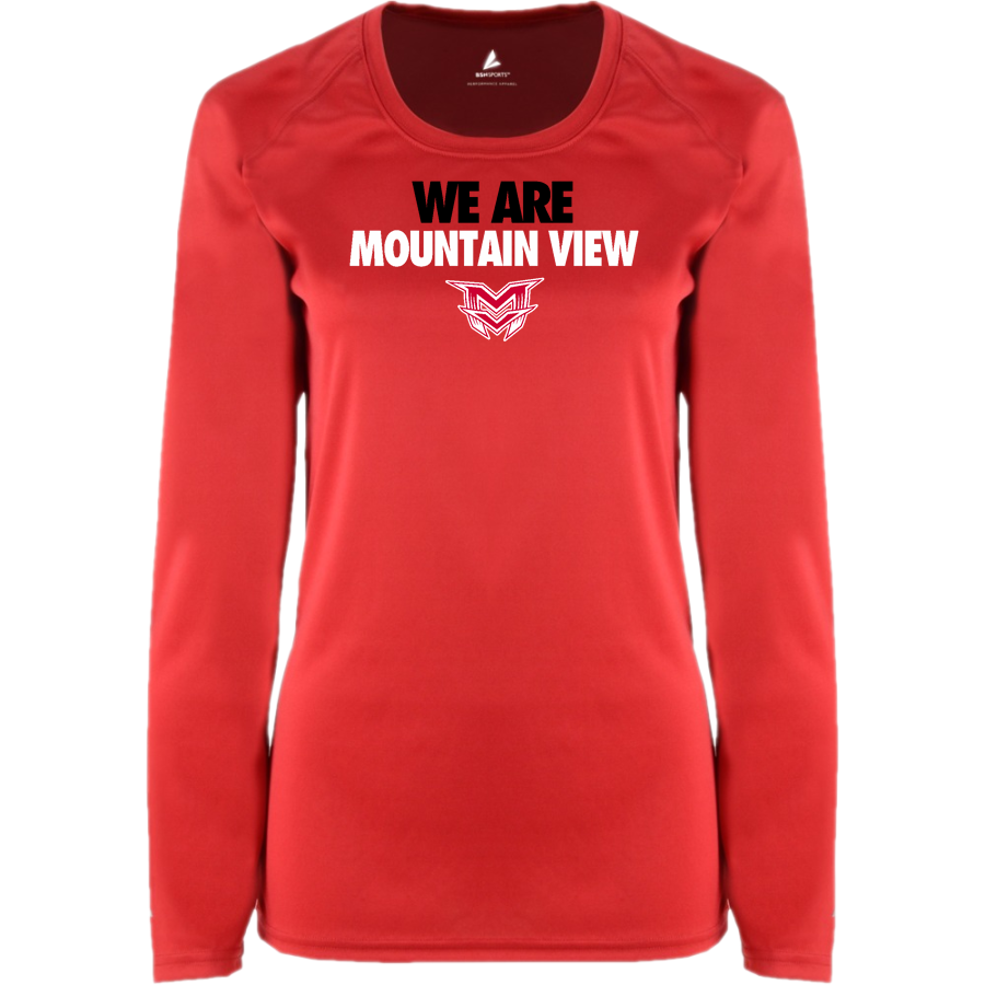 Mountain View Cougars <span class="pdp-name-mascot">Mountain View Cougars</span> BSN SPORTS Women's Phenom Long Sleeve T-Shirt