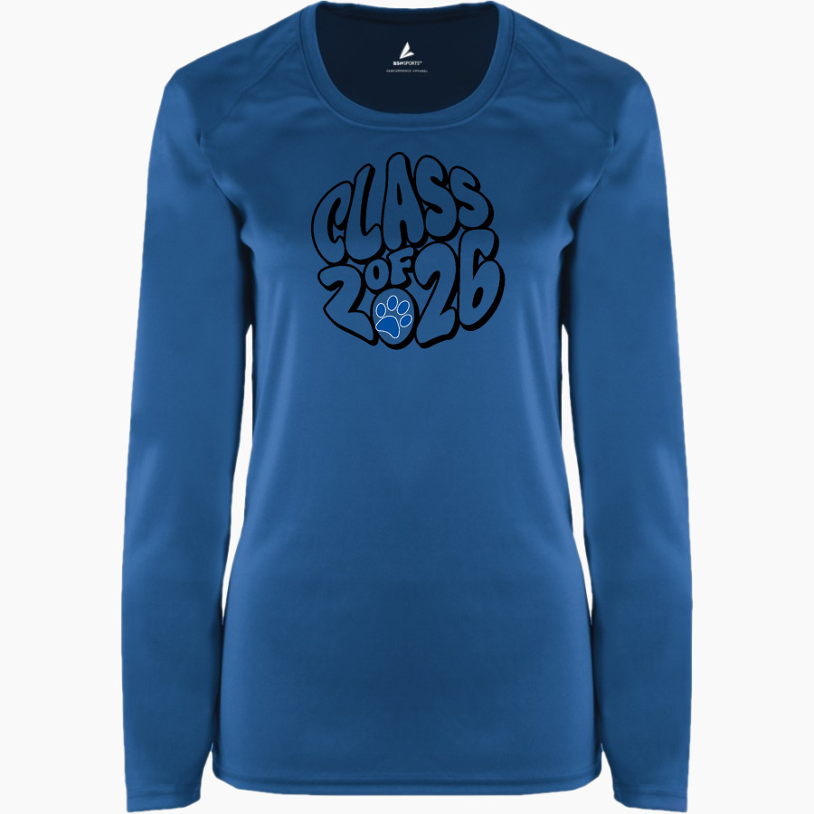 Crow Tigers <span class="pdp-name-mascot">Crow Middle School Tigers</span> BSN SPORTS Women's Phenom Long Sleeve T-Shirt