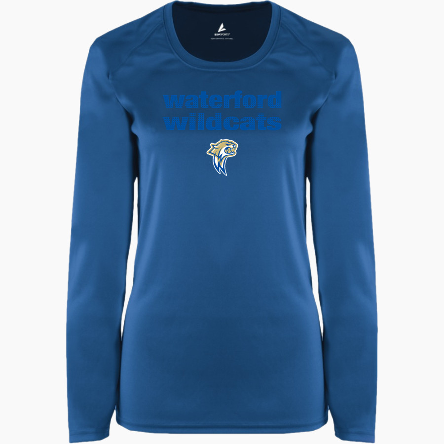 WATERFORD HIGH SCHOOL WILDCATS <span class="pdp-name-mascot">WATERFORD WILDCATS</span> BSN SPORTS Women's Phenom Long Sleeve T-Shirt