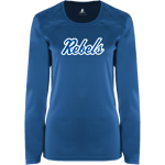 REHOBETH HIGH SCHOOL REBELS <span class="pdp-name-mascot">REHOBETH REBELS</span> BSN SPORTS Women's Phenom Long Sleeve T-Shirt Front Thumbnail