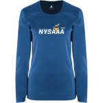 New York State Athletic Administrators Association <span class="pdp-name-mascot">New York State Athletic Administrators Association</span> BSN SPORTS Women's Phenom Long Sleeve T-Shirt Front Thumbnail