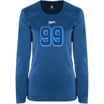 Crow Tigers <span class="pdp-name-mascot">Crow Middle School Tigers</span> BSN SPORTS Women's Phenom Long Sleeve T-Shirt Front Thumbnail