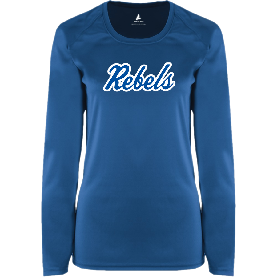REHOBETH HIGH SCHOOL REBELS <span class="pdp-name-mascot">REHOBETH REBELS</span> BSN SPORTS Women's Phenom Long Sleeve T-Shirt