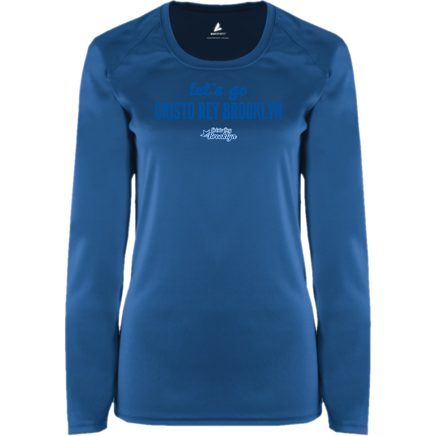 Cristo Rey Brooklyn Panthers <span class="pdp-name-mascot">Cristo Rey Brooklyn Panthers</span> BSN SPORTS Women's Phenom Long Sleeve T-Shirt
