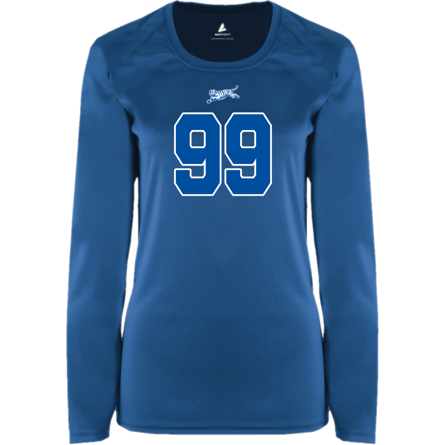 Crow Tigers <span class="pdp-name-mascot">Crow Middle School Tigers</span> BSN SPORTS Women's Phenom Long Sleeve T-Shirt
