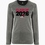 JUNEAU-DOUGLAS HIGH SCHOOL CRIMSON BEARS <span class="pdp-name-mascot">JUNEAU - DOUGLAS CRIMSON BEARS</span> BSN SPORTS Women's Phenom Long Sleeve T-Shirt Front Thumbnail