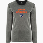 Glenn Grizzlies <span class="pdp-name-mascot">Tom Glenn Grizzlies</span> BSN SPORTS Women's Phenom Long Sleeve T-Shirt Front Thumbnail