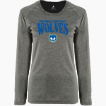 PCRHS Wolves Official Sideline Store <span class="pdp-name-mascot">PROVIDENCE CRISTO REY WOLVES</span> BSN SPORTS Women's Phenom Long Sleeve T-Shirt Front Thumbnail