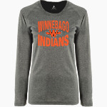 Winnebago Indians BSN SPORTS Women's Phenom Long Sleeve T-Shirt Front Thumbnail