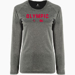 Olympic College Official Store of the Rangers <span class="pdp-name-mascot">Olympic College Rangers</span> BSN SPORTS Women's Phenom Long Sleeve T-Shirt Front Thumbnail