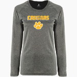 CULBRETH Cougars <span class="pdp-name-mascot">GREY CULBRETH MIDDLE SCHOOL Cougars</span> BSN SPORTS Women's Phenom Long Sleeve T-Shirt Front Thumbnail