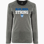 Lebanon Blue Devils <span class="pdp-name-mascot">Lebanon Blue Devils</span> BSN SPORTS Women's Phenom Long Sleeve T-Shirt Front Thumbnail