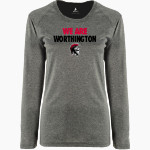 WORTHINGTON HIGH SCHOOL TROJANS BSN SPORTS Women's Phenom Long Sleeve T-Shirt Front Thumbnail