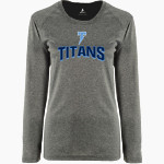 Northshore Titans Online Store <span class="pdp-name-mascot">Northshore Titans</span> BSN SPORTS Women's Phenom Long Sleeve T-Shirt Front Thumbnail