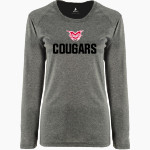 Mountain View Cougars BSN SPORTS Women's Phenom Long Sleeve T-Shirt Front Thumbnail
