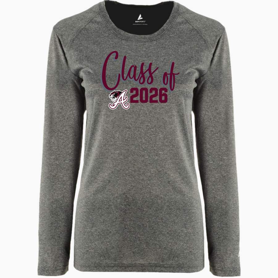 ARP HIGH SCHOOL TIGERS BSN SPORTS Women's Phenom Long Sleeve T-Shirt