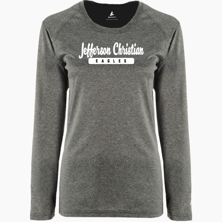 Jefferson Christian Eagles BSN SPORTS Women's Phenom Long Sleeve T-Shirt