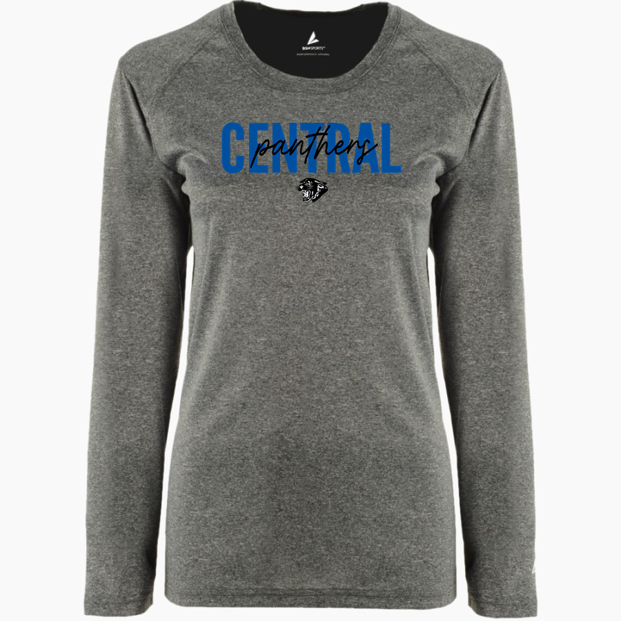Central Panthers BSN SPORTS Women's Phenom Long Sleeve T-Shirt