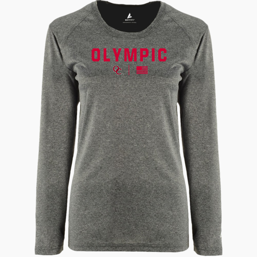 Olympic College Official Store of the Rangers <span class="pdp-name-mascot">Olympic College Rangers</span> BSN SPORTS Women's Phenom Long Sleeve T-Shirt