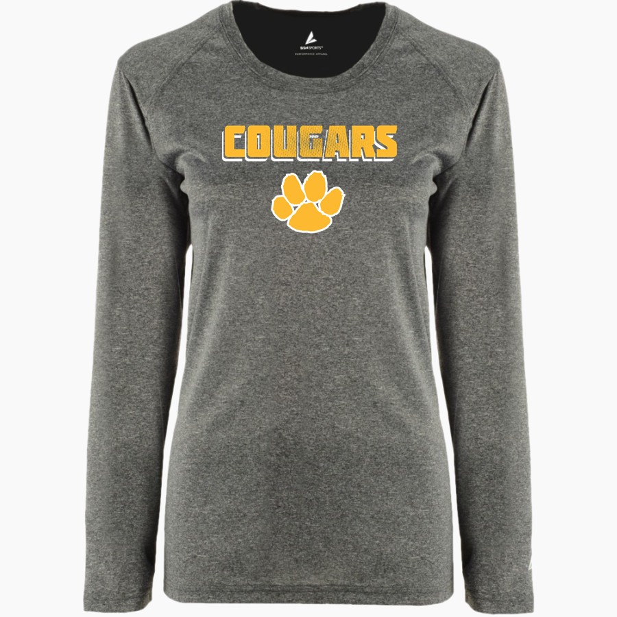 CULBRETH Cougars <span class="pdp-name-mascot">GREY CULBRETH MIDDLE SCHOOL Cougars</span> BSN SPORTS Women's Phenom Long Sleeve T-Shirt