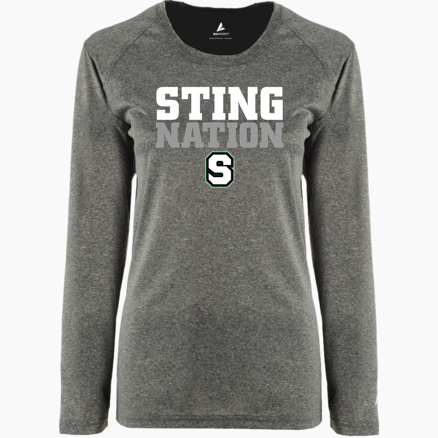 SPECTRUM HIGH SCHOOL STING <span class="pdp-name-mascot">SPECTRUM STING</span> BSN SPORTS Women's Phenom Long Sleeve T-Shirt