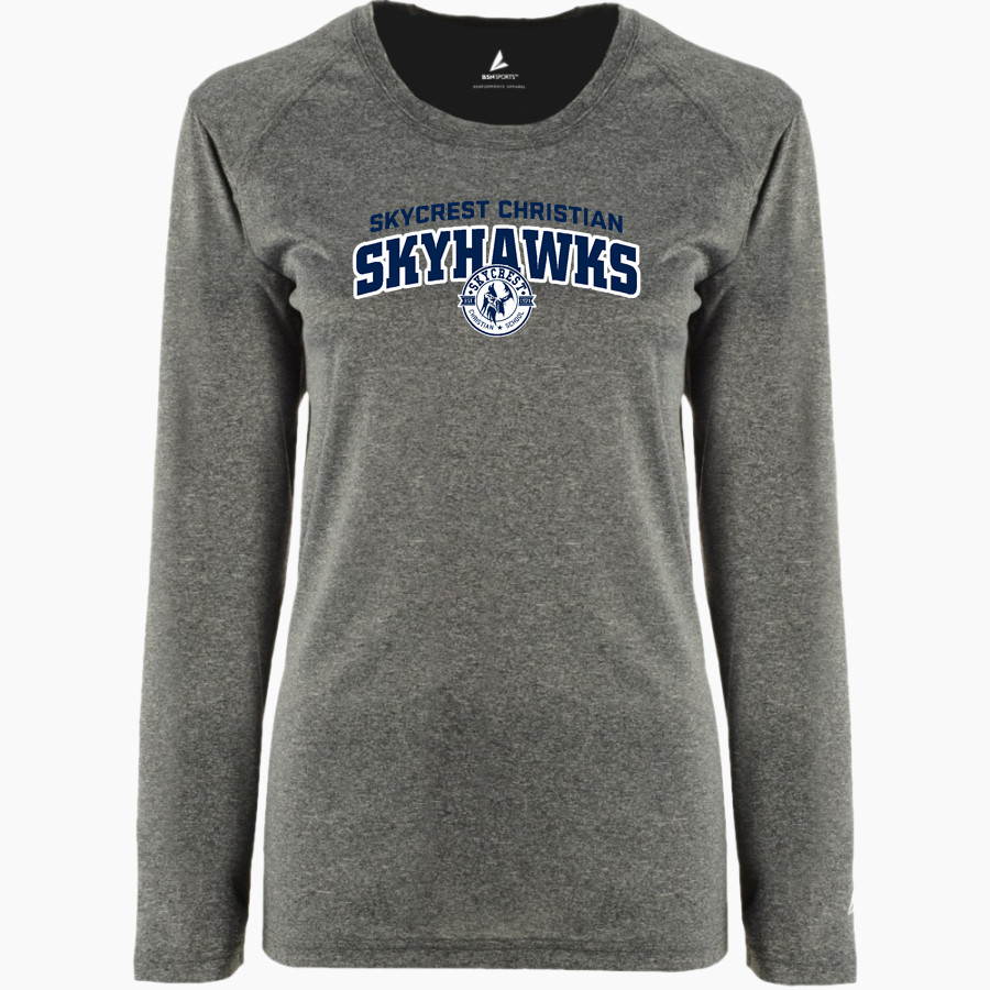 SKYCREST CHRISTIAN Skyhawks <span class="pdp-name-mascot">SKYCREST CHRISTIAN SCHOOL</span> BSN SPORTS Women's Phenom Long Sleeve T-Shirt