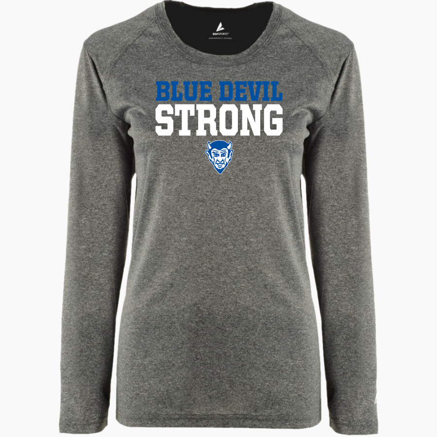 Lebanon Blue Devils <span class="pdp-name-mascot">Lebanon Blue Devils</span> BSN SPORTS Women's Phenom Long Sleeve T-Shirt