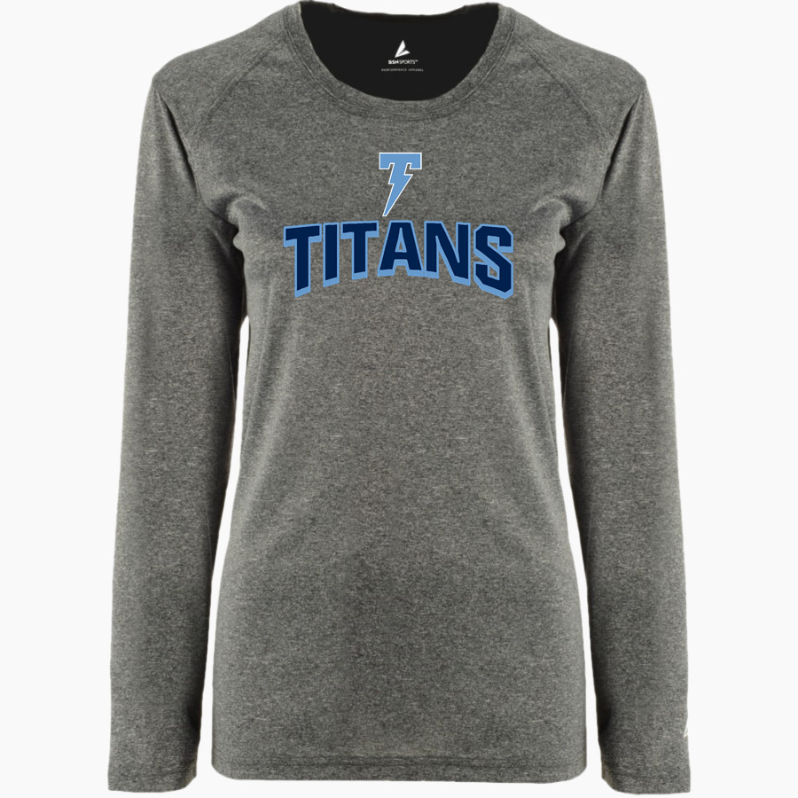 Northshore Titans Online Store <span class="pdp-name-mascot">Northshore Titans</span> BSN SPORTS Women's Phenom Long Sleeve T-Shirt