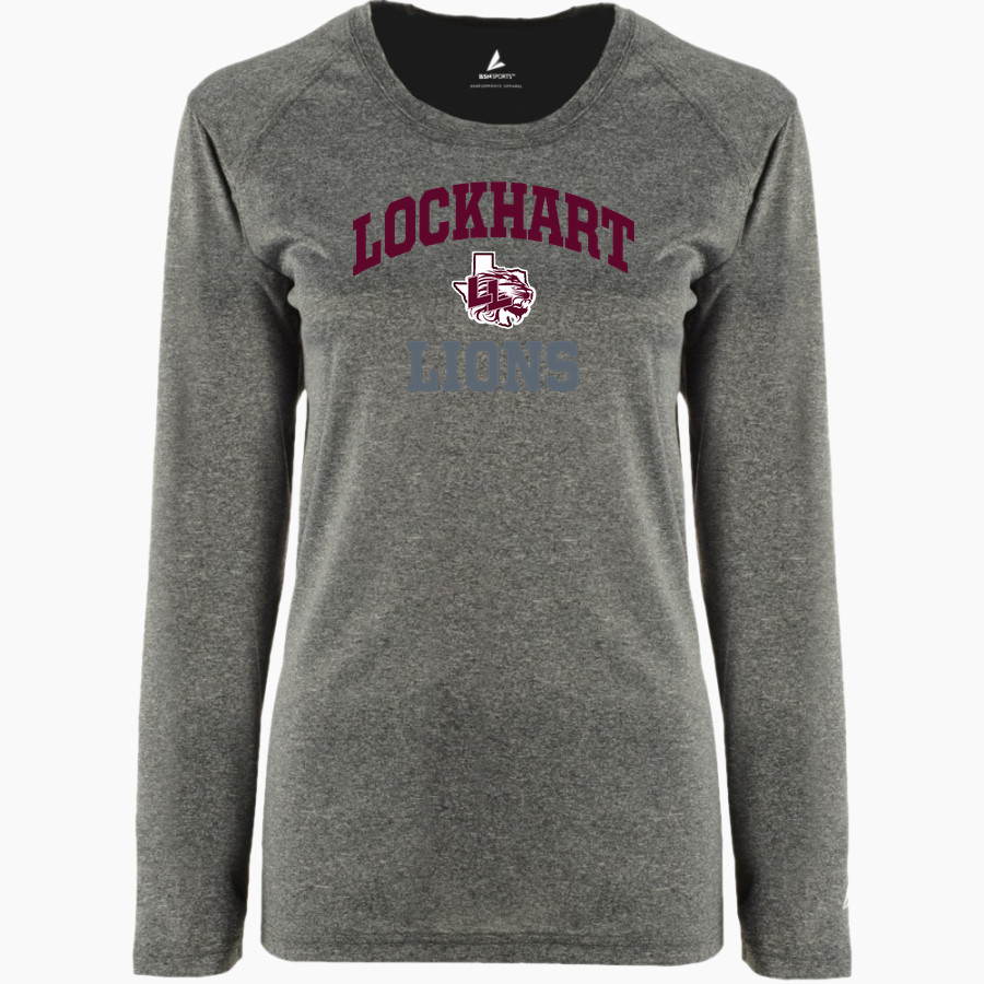 LOCKHART HIGH SCHOOL LIONS <span class="pdp-name-mascot">LOCKHART LIONS</span> BSN SPORTS Women's Phenom Long Sleeve T-Shirt