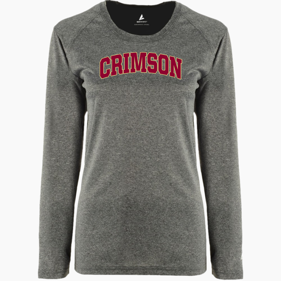 Maple Grove Crimson <span class="pdp-name-mascot">Maple Grove Crimson</span> BSN SPORTS Women's Phenom Long Sleeve T-Shirt