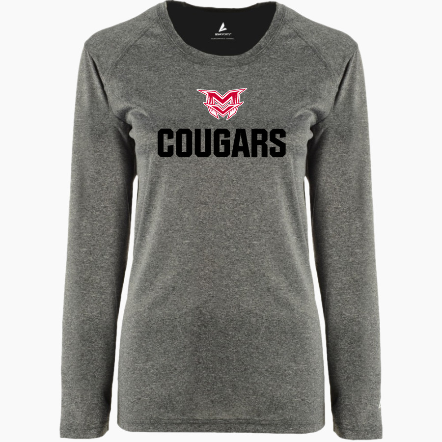 Mountain View Cougars BSN SPORTS Women's Phenom Long Sleeve T-Shirt