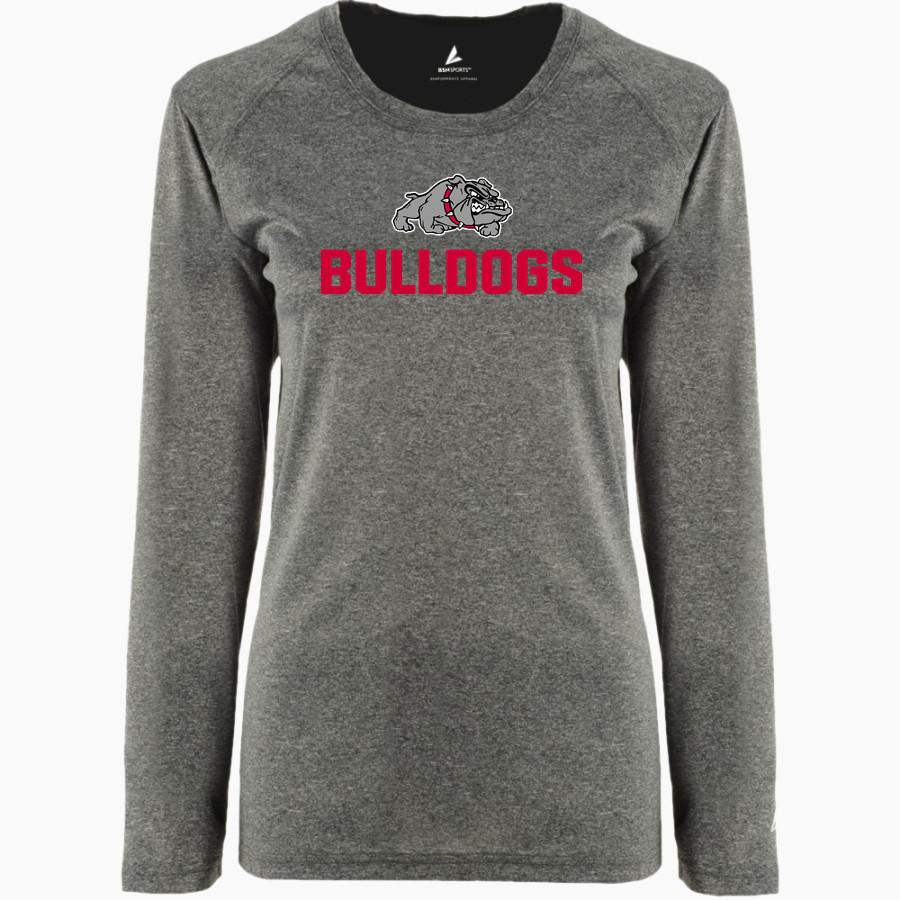 Boscobel Bulldogs BSN SPORTS Women's Phenom Long Sleeve T-Shirt