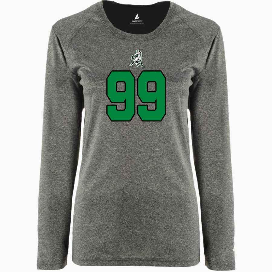 EVERGREEN PARK HIGH SCHOOL MUSTANGS <span class="pdp-name-mascot">EVERGREEN PARK MUSTANGS</span> BSN SPORTS Women's Phenom Long Sleeve T-Shirt