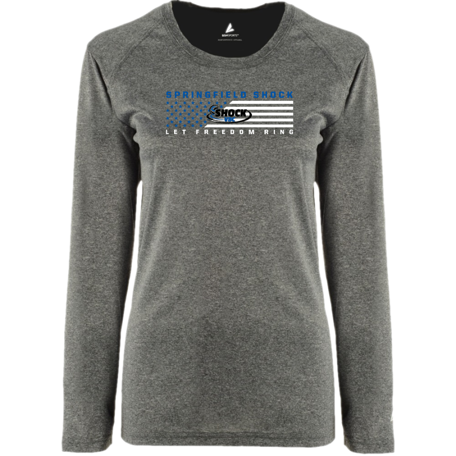 Springfield Shock Shock <span class="pdp-name-mascot">Springfield Shock Shock</span> BSN SPORTS Women's Phenom Long Sleeve T-Shirt