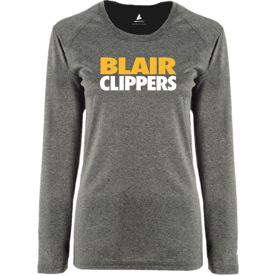Blair Clippers <span class="pdp-name-mascot">Blair Clippers</span> BSN SPORTS Women's Phenom Long Sleeve T-Shirt