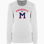Milton Eagles <span class="pdp-name-mascot">Milton Eagles</span> BSN SPORTS Women's Phenom Long Sleeve T-Shirt Front Thumbnail
