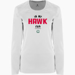 APIS Hawks <span class="pdp-name-mascot">Asia Pacific International GreenHawks</span> BSN SPORTS Women's Phenom Long Sleeve T-Shirt Front Thumbnail