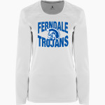 Ferndale Trojans <span class="pdp-name-mascot">Ferndale Trojans</span> BSN SPORTS Women's Phenom Long Sleeve T-Shirt Front Thumbnail