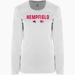 HEMPFIELD HIGH SCHOOL BLACK KNIGHTS <span class="pdp-name-mascot">HEMPFIELD BLACK KNIGHTS</span> BSN SPORTS Women's Phenom Long Sleeve T-Shirt Front Thumbnail