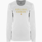 Maple Grove Crimson <span class="pdp-name-mascot">Maple Grove Crimson</span> BSN SPORTS Women's Phenom Long Sleeve T-Shirt Front Thumbnail