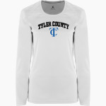Tyler County Silver Knights <span class="pdp-name-mascot">Tyler County Silver Knights</span> BSN SPORTS Women's Phenom Long Sleeve T-Shirt Front Thumbnail